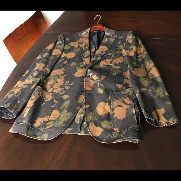 ralph lauren camo blazer